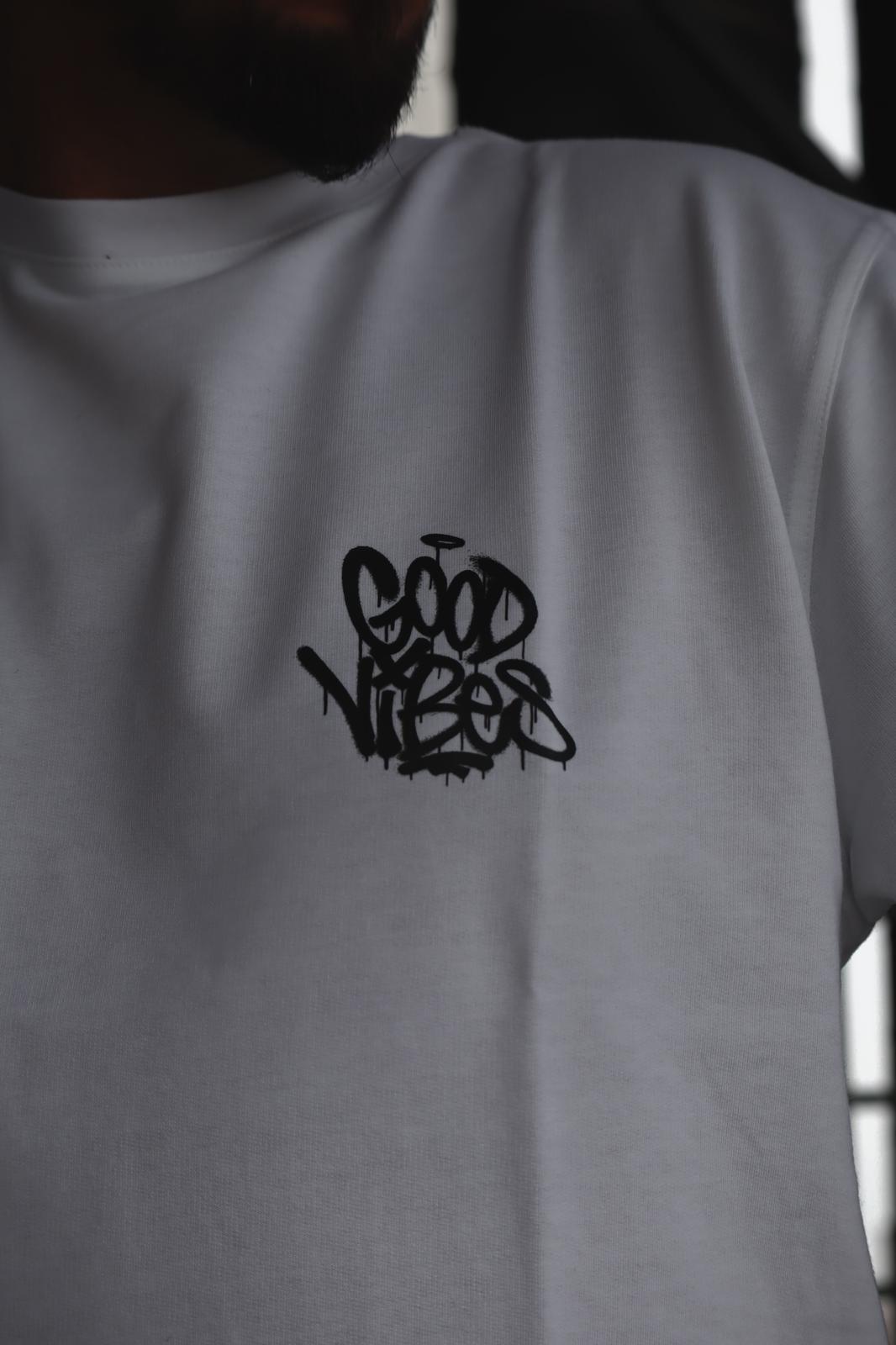 T-Shirt Branca GoodVibes
