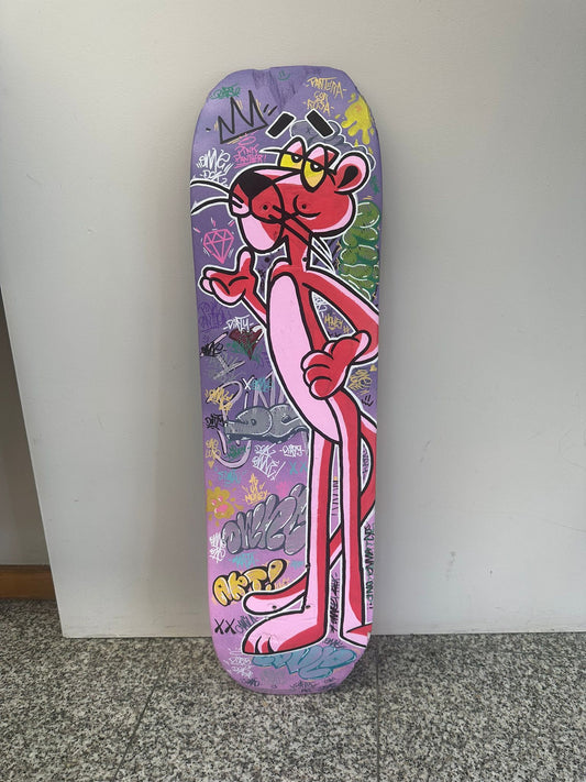 Pantera Cor de Rosa Skate