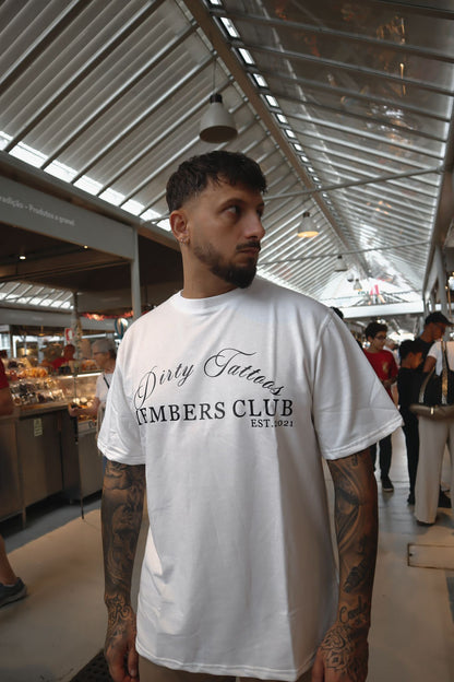 T-Shirt Branca Members Club