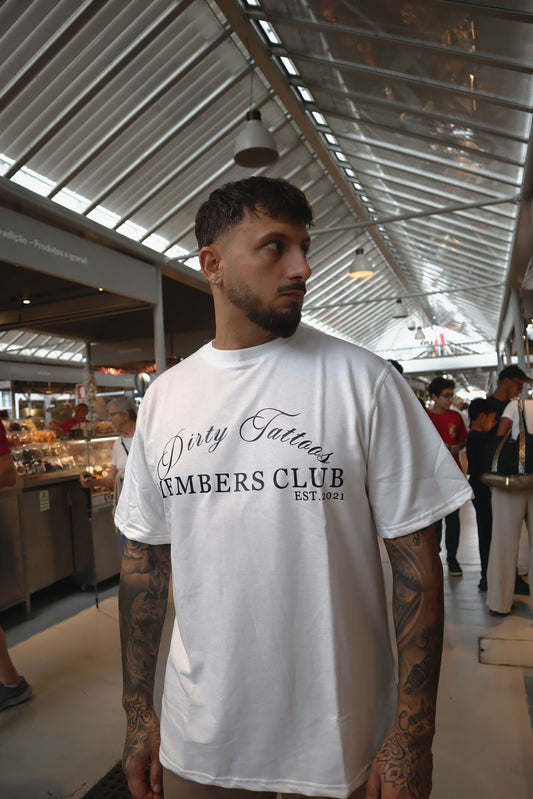 T-Shirt Branca Members Club